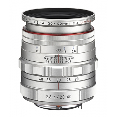 Объектив HD Pentax DA 20-40 mm F2.8-4ED Limited DC WR silver