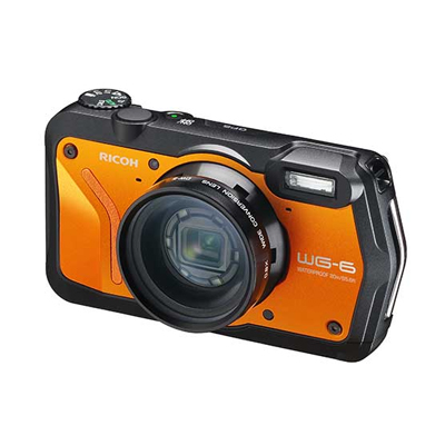 Водонепроницаемый фотоаппарат Ricoh WG-6 GPS оранжевый