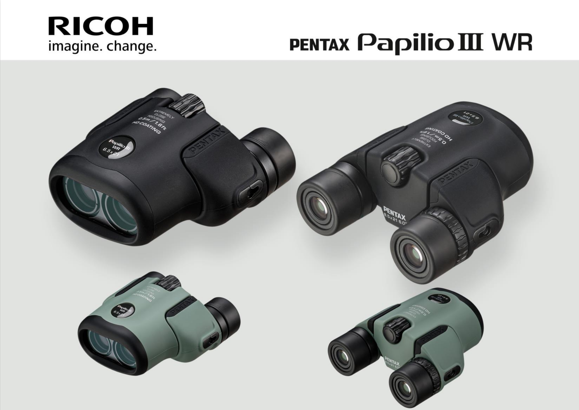 Новый бинокль PENTAX Papilio III WR: теперь с влагозащитой