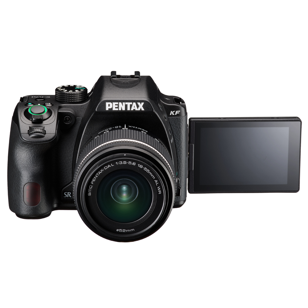 Зеркальный фотоаппарат PENTAX KF + объектив DA 18-55WR черный