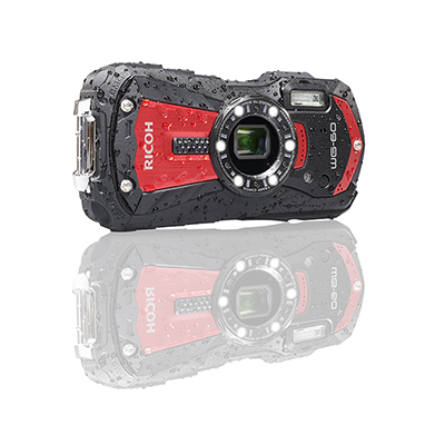 Водонепроницаемый фотоаппарат WG-60 черный с красным