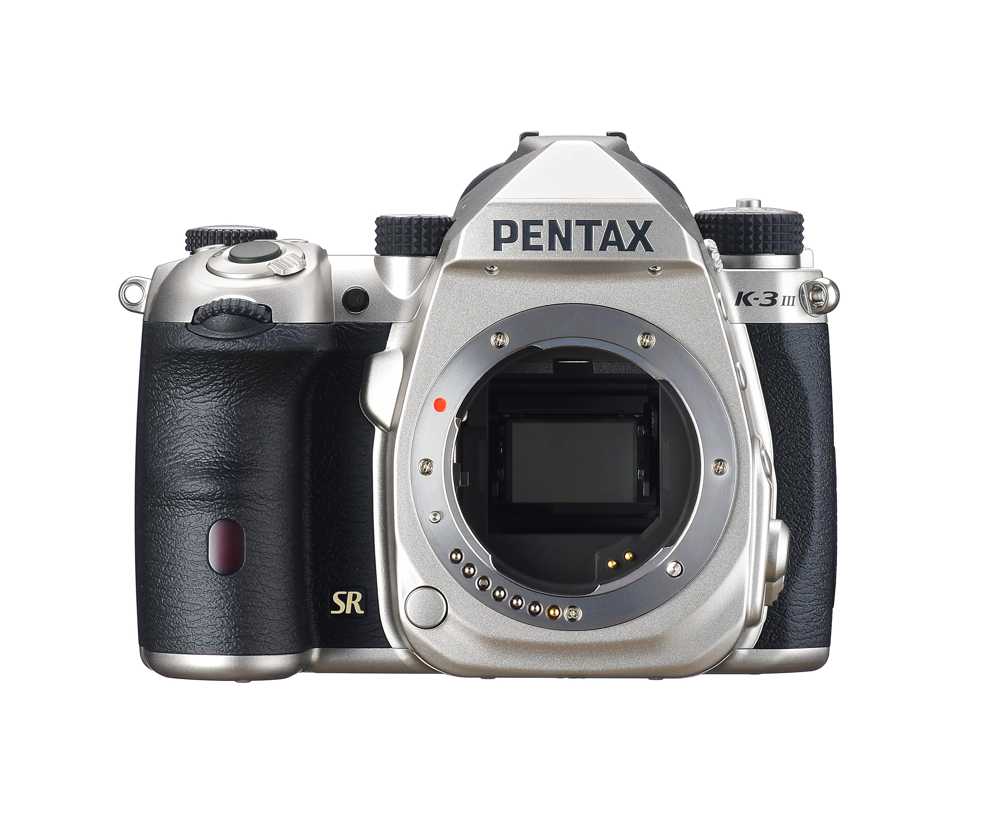 Зеркальная фотокамера PENTAX K-3 Mark III Body, серебристая