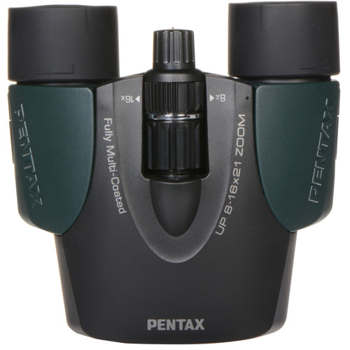 Бинокль PENTAX UP 8-16x21 зеленый