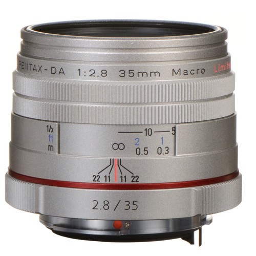 Объектив HD Pentax DA 35 mm maсro Limited Silver